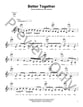 Better Together Guitar and Fretted sheet music cover